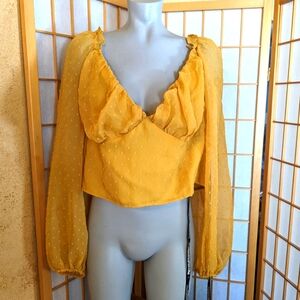 🆕 Pretty Little Thing,  crop top, NEW with tags, 1X.  #1A. FINAL PRICE DROP 💧